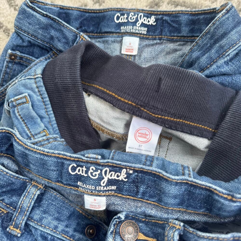 Toddler Boys Denim Jeans Bundle Size 5 - Picture 7 of 8